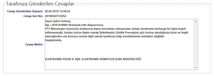 PTT Messenger’ın kamuoyuna maliyeti ne kadar oldu?
